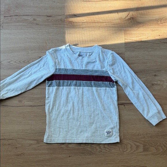 OshKosh B’gosh - Striped and Graphic Shirts Bundle - 4T - Picture 3 of 4